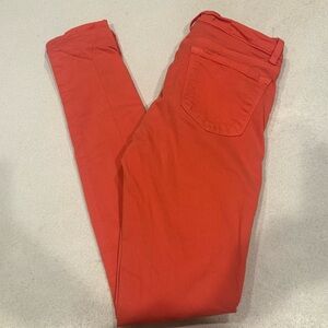 J BRAND tangerine skinny jeans